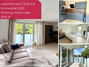 t3 à la vente -   35000  RENNES, surface 65 m2 vente t3 - UBI438714386